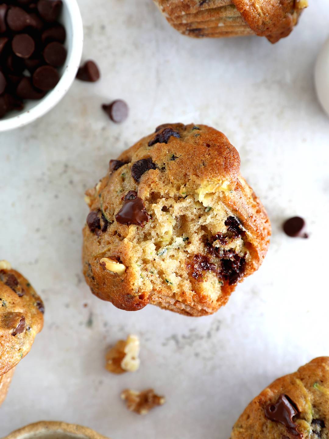 Chocolate Chip Zucchini Muffins