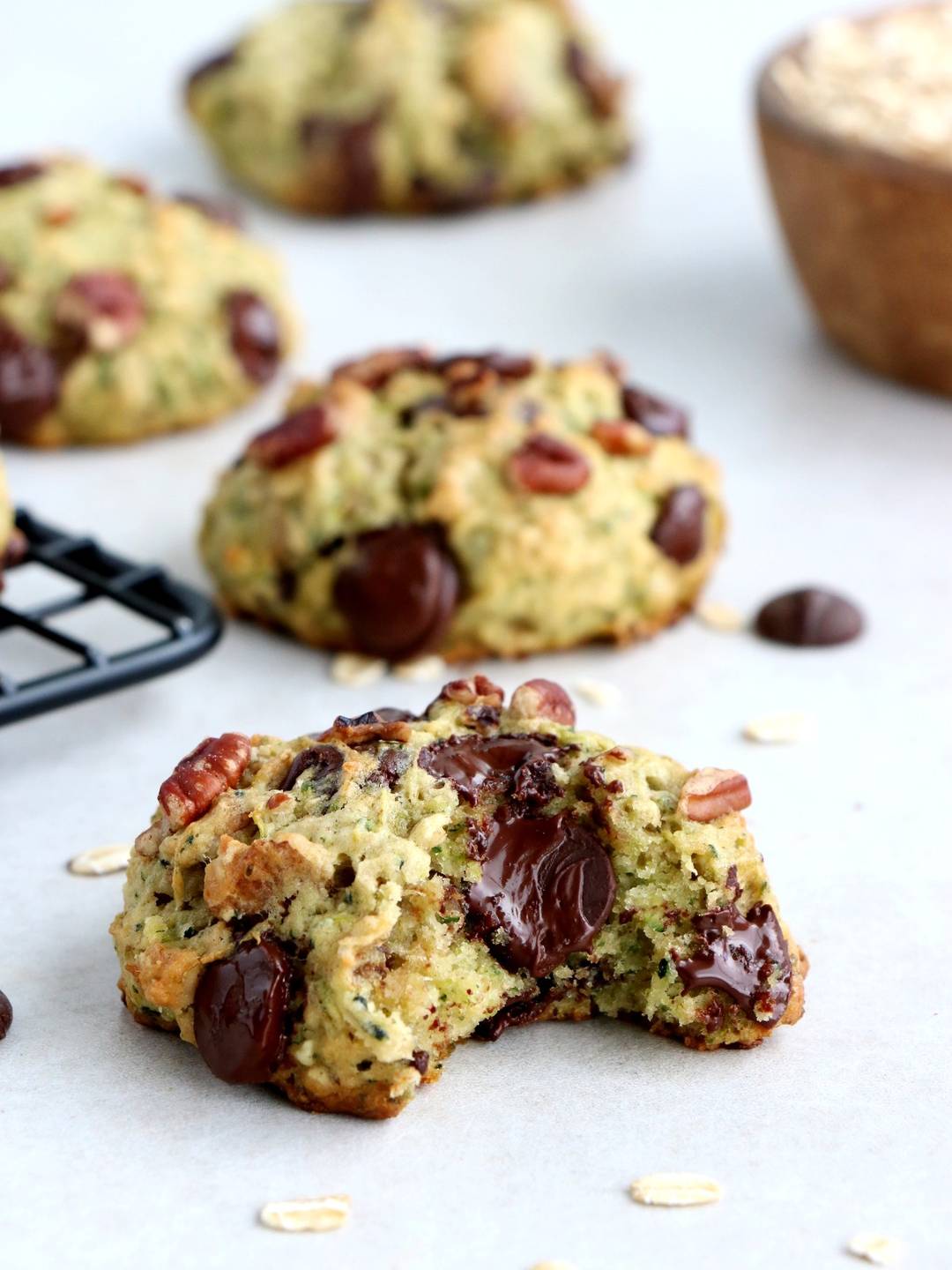 Zucchini Chocolate Chip Cookies