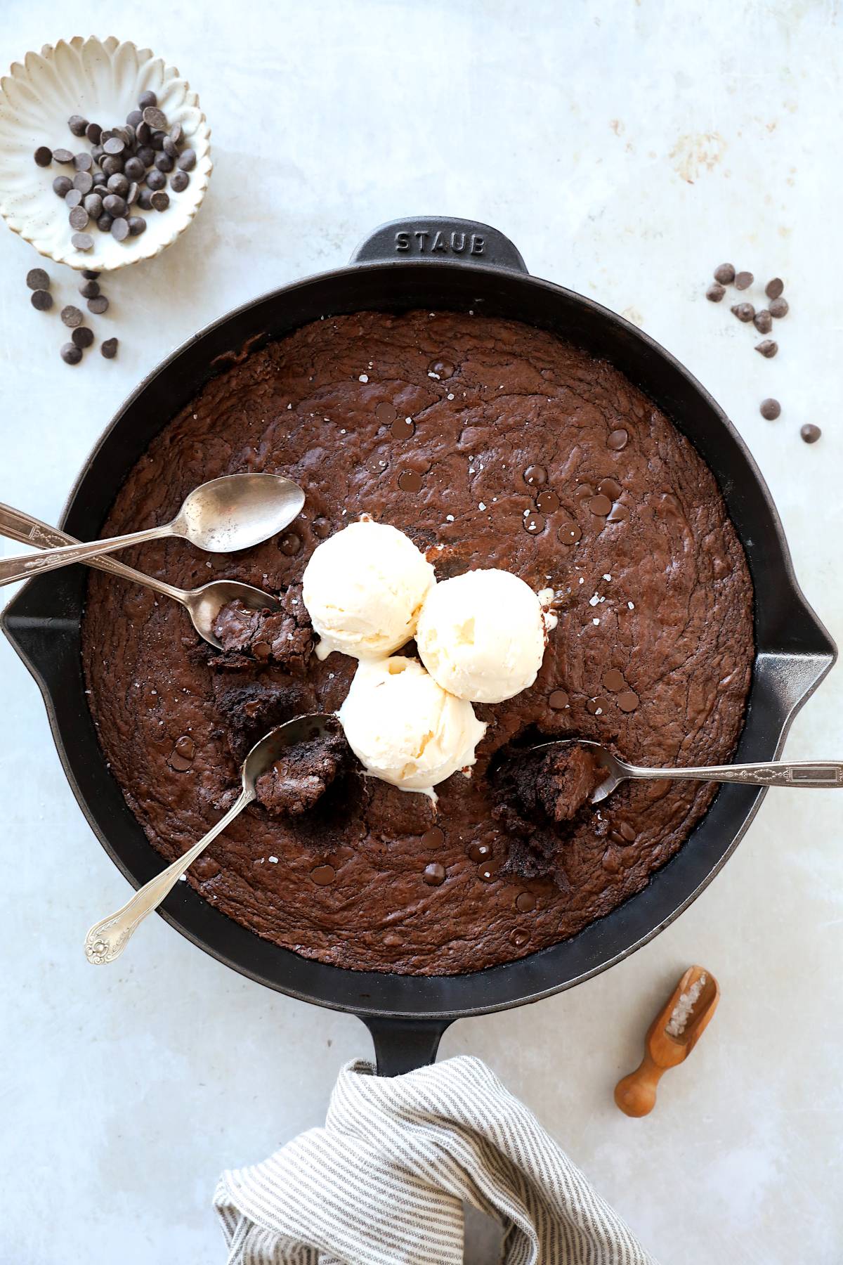 NEW! Chocolate Skillet Brownie