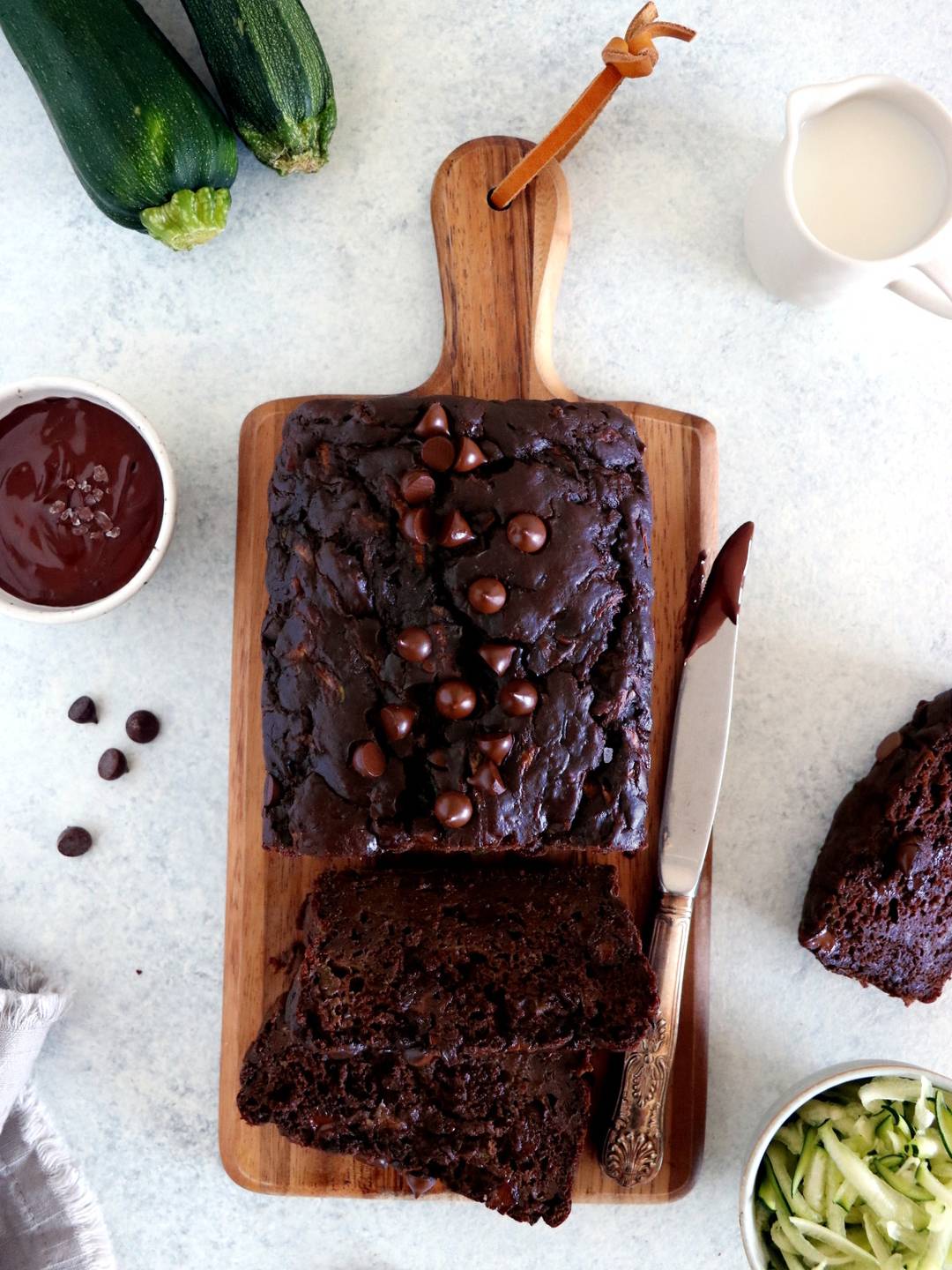 Double Chocolate Zucchini Bread