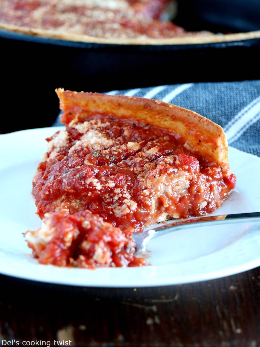 Chicago-Style Deep Dish Pizza