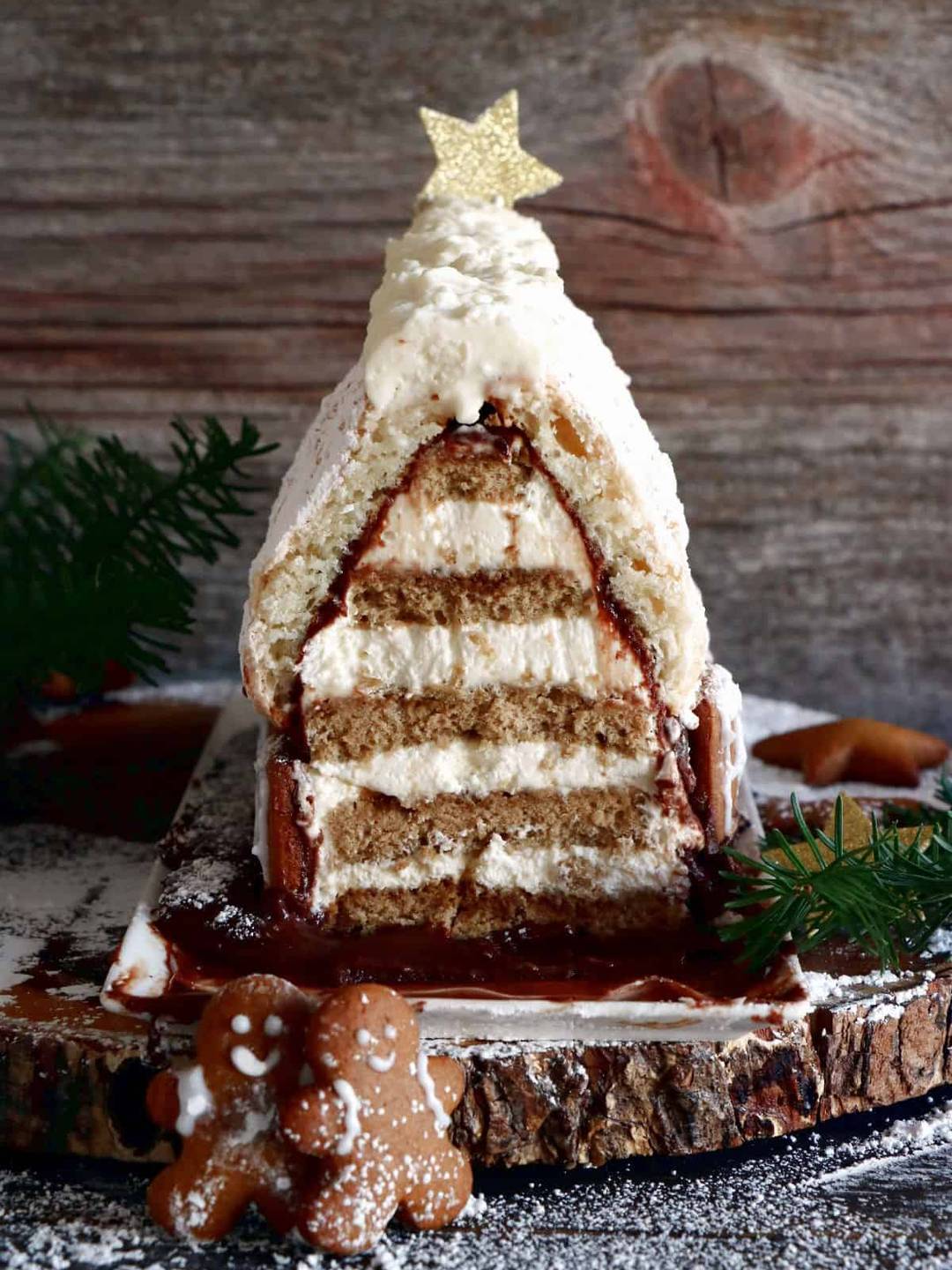 Tiramisu Gingerbread House