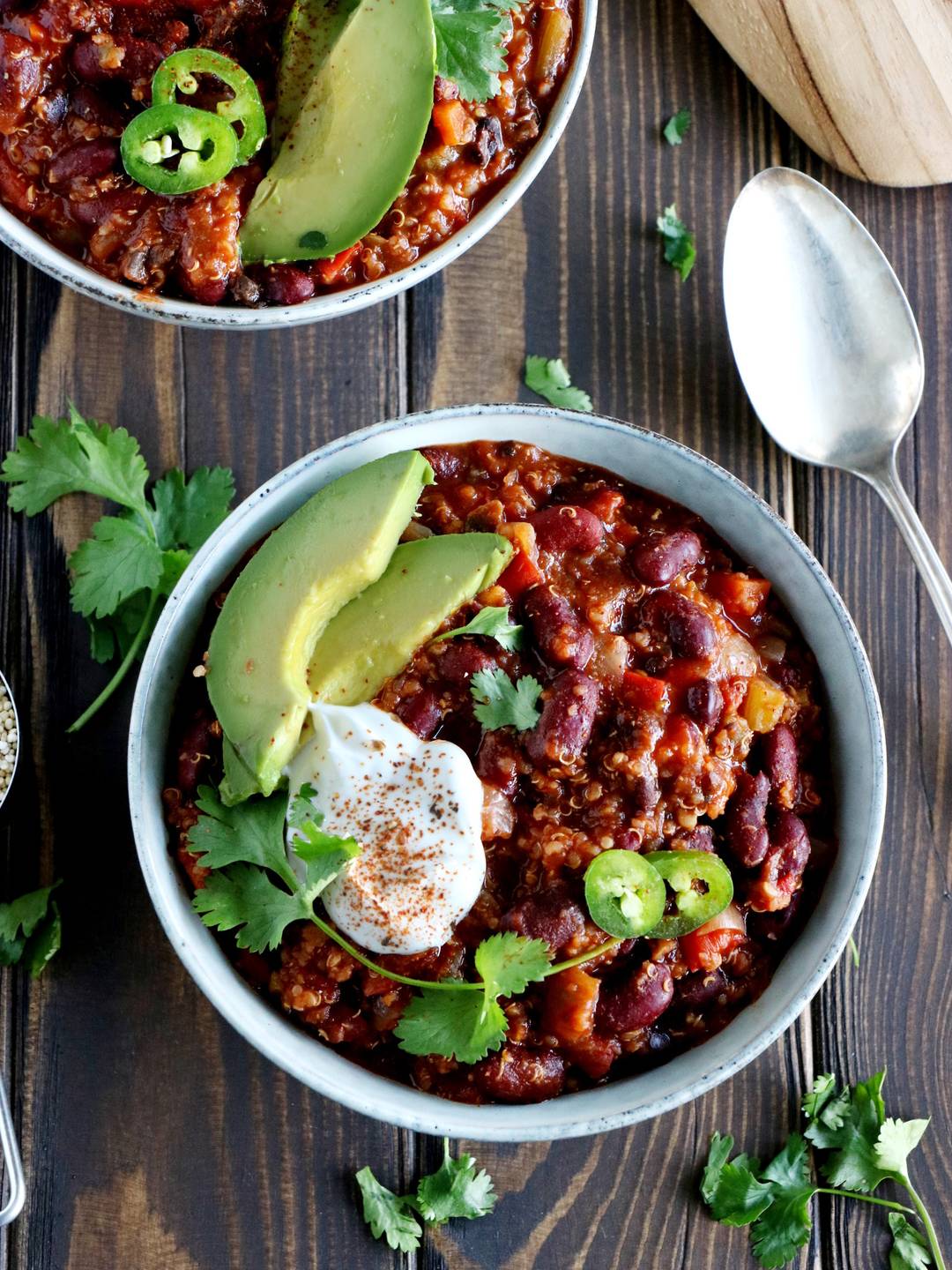 Chili vegan au quinoa