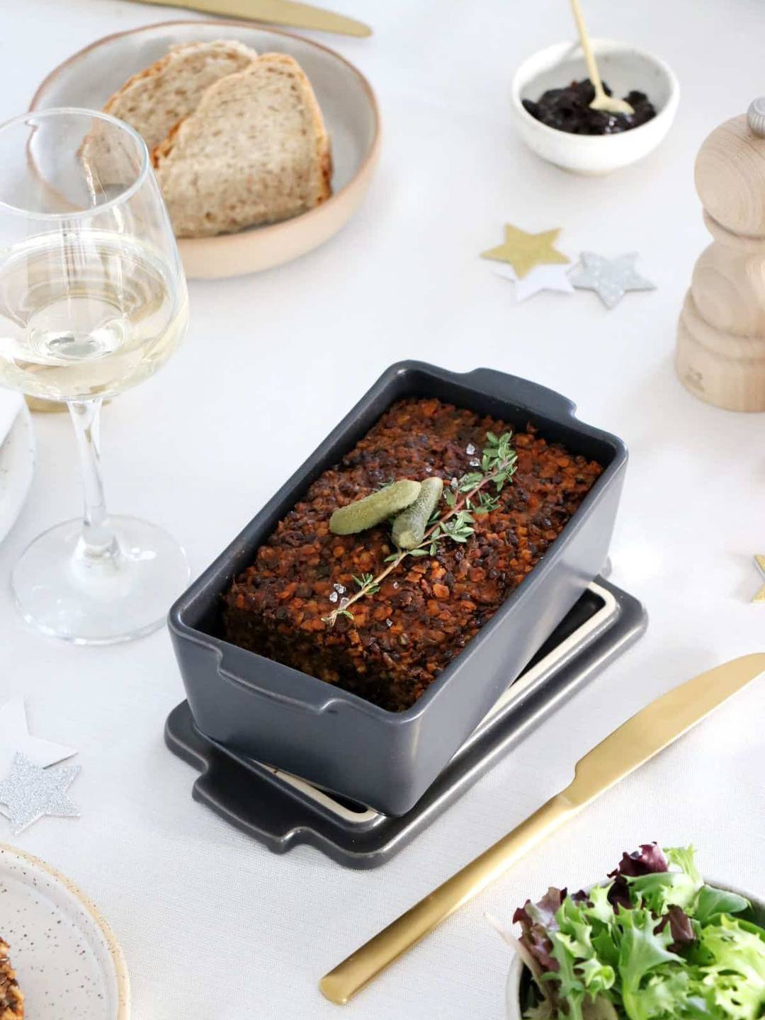 Vegan Lentil Meatloaf