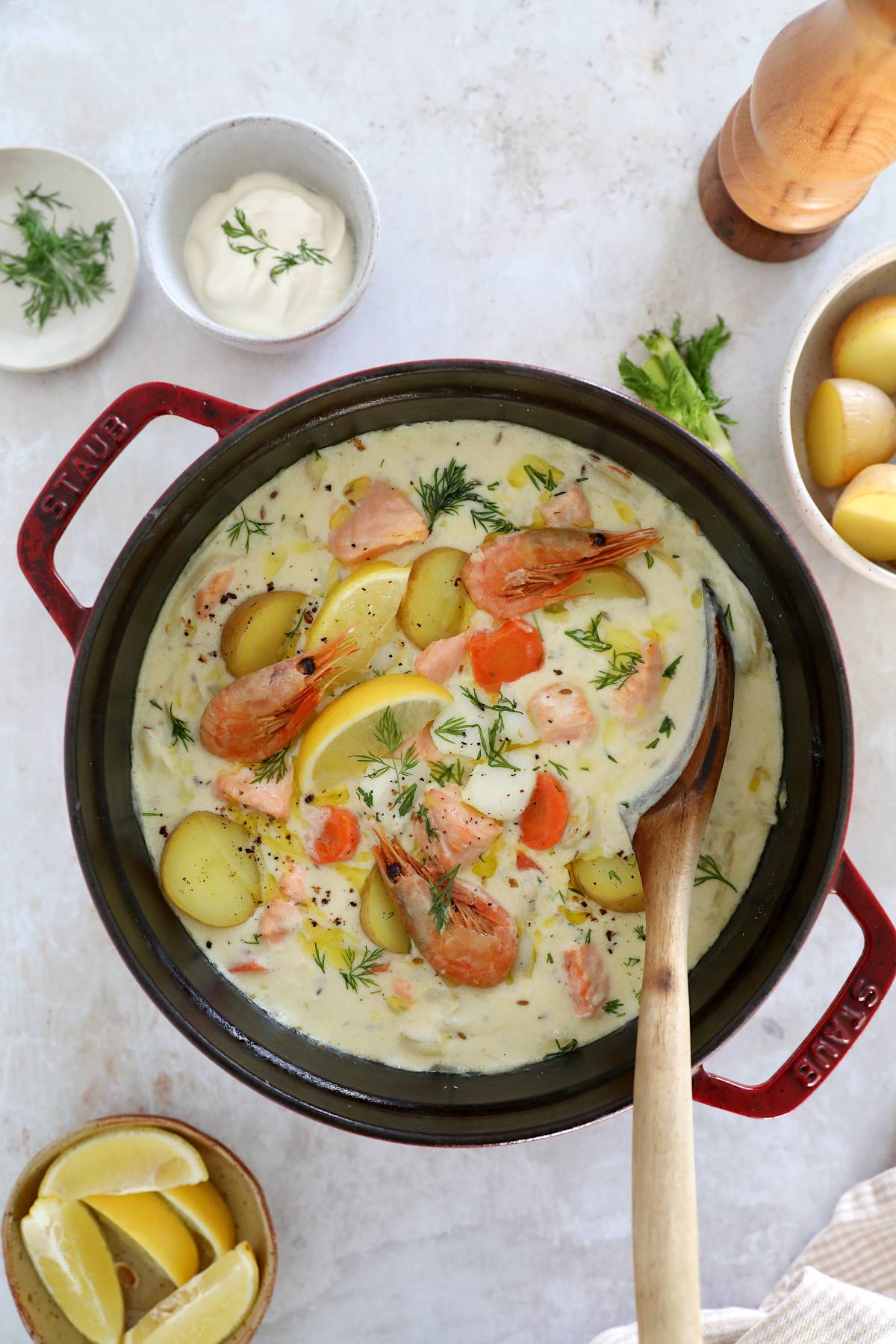 Soupe de poisson suédoise