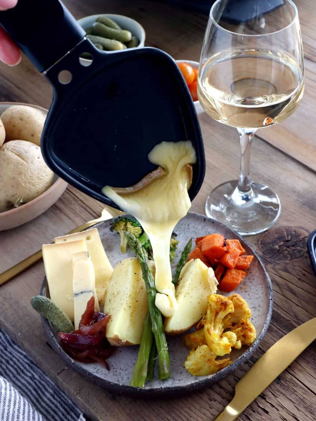 Raclette with Vegetables
