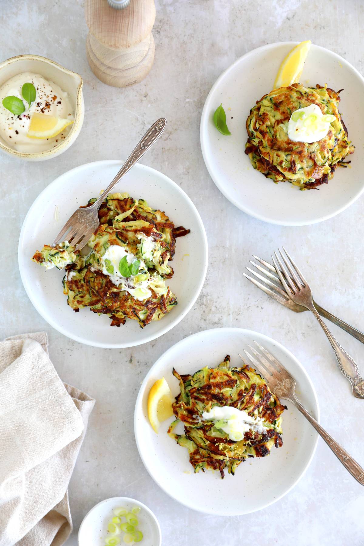 NOUVEAU! Galettes de courgettes