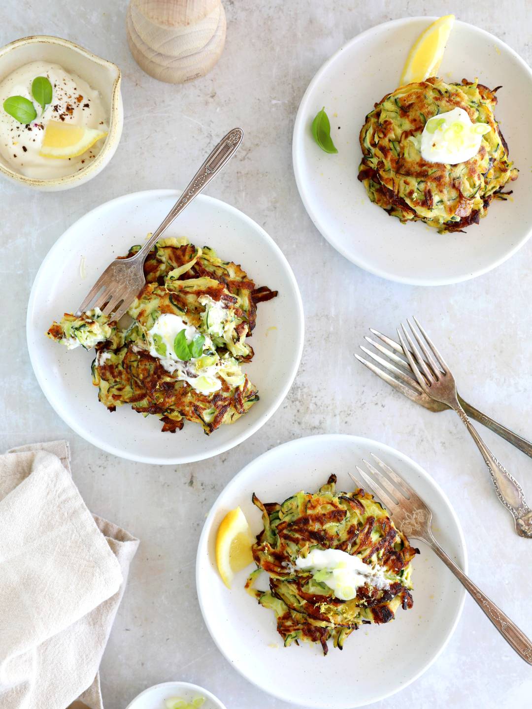 Galettes de courgettes