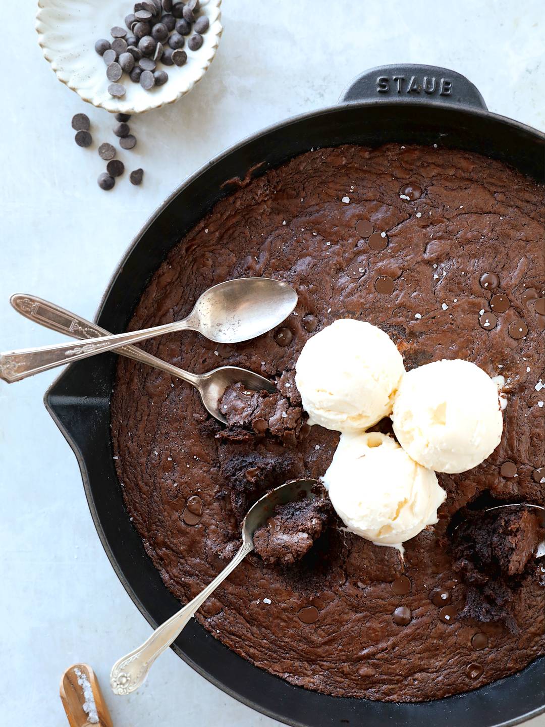 Chocolate Skillet Brownie