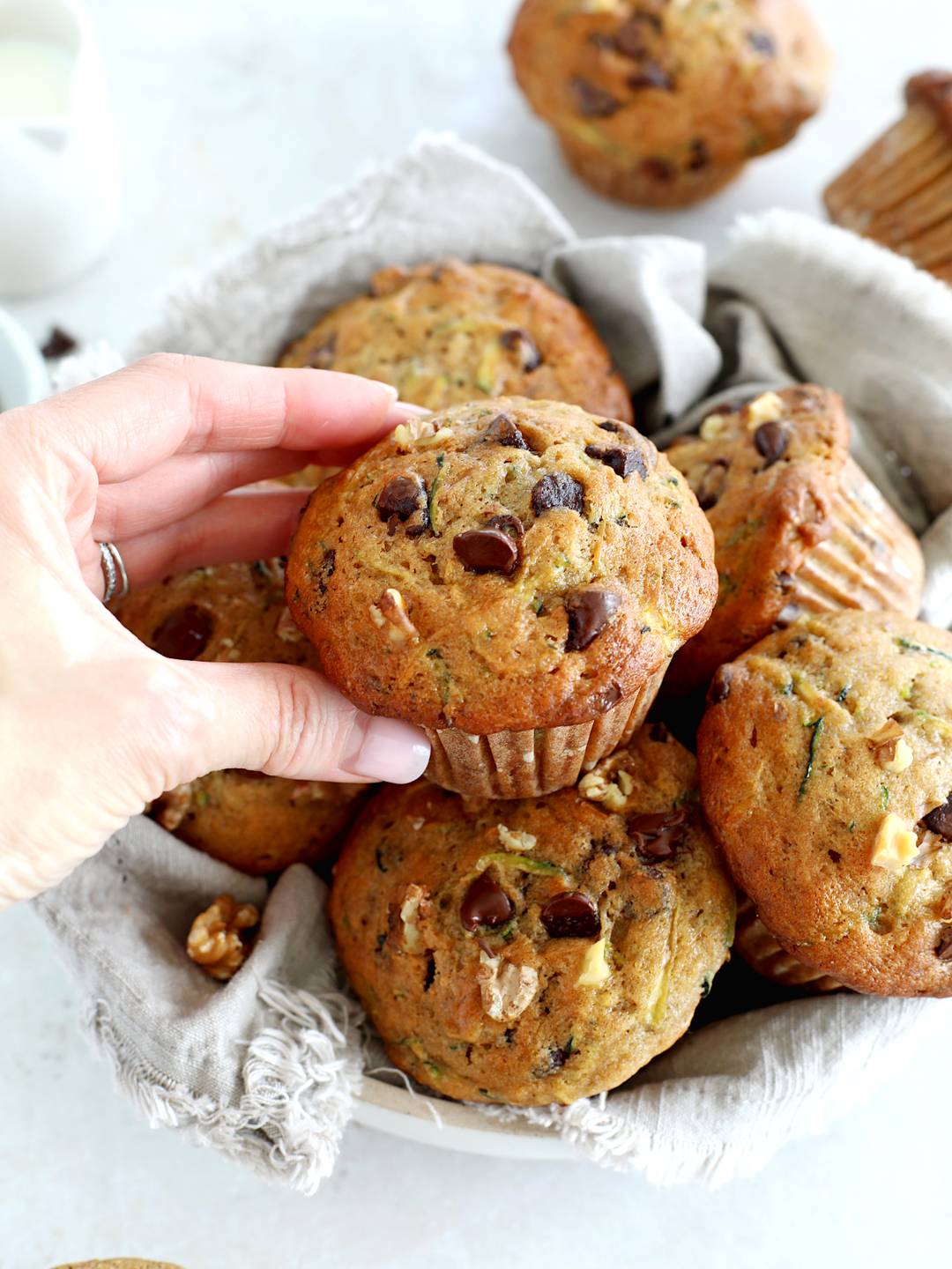 Chocolate Chip Zucchini Muffins