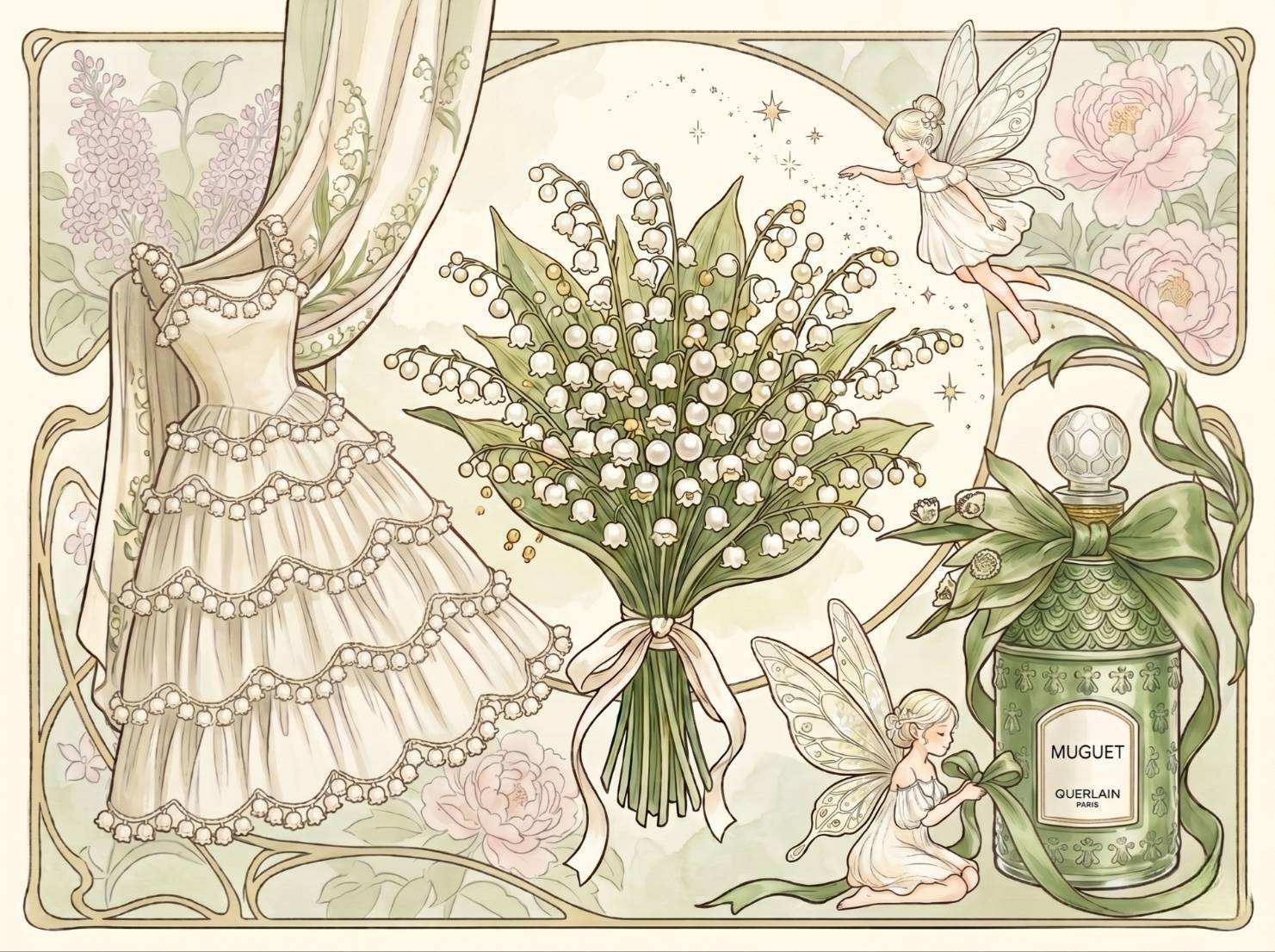 ?????Art Nouveau????????????????????????????????????????????????????????????? Dior Muguet ??????????????????????????????????????????????????????????????????