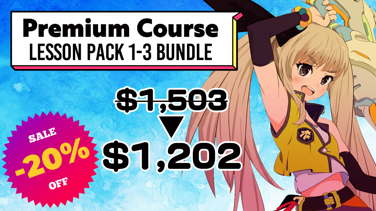 SAVE 10%! How to Draw Anime and Manga: Lesson Pack 1-4 Bundle
