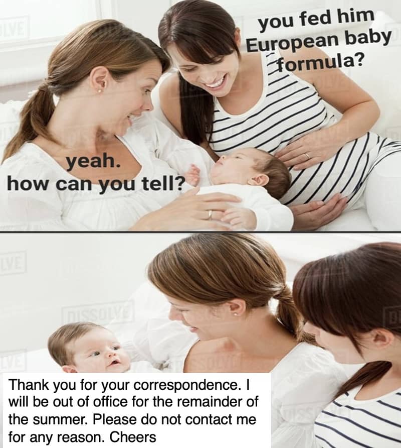 photo on twitter about european baby formula