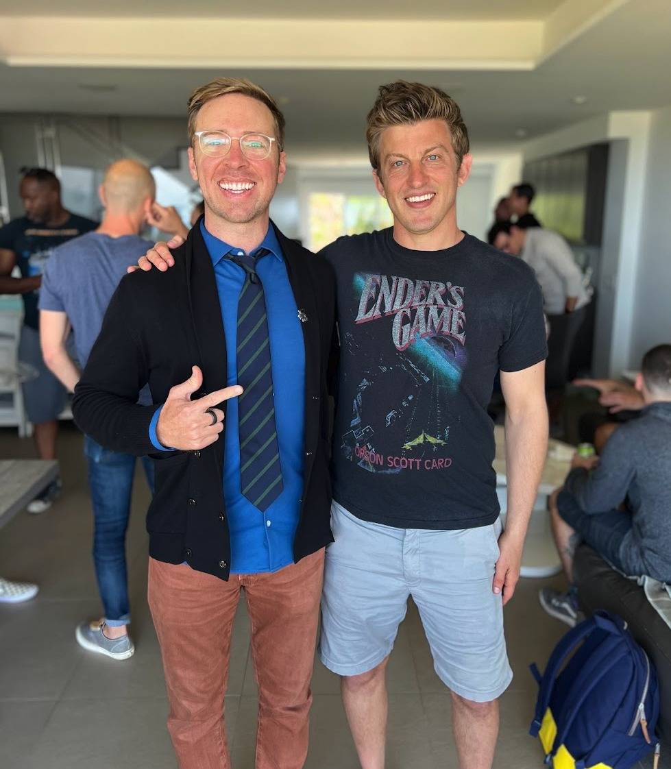 me and my friend Alex in California