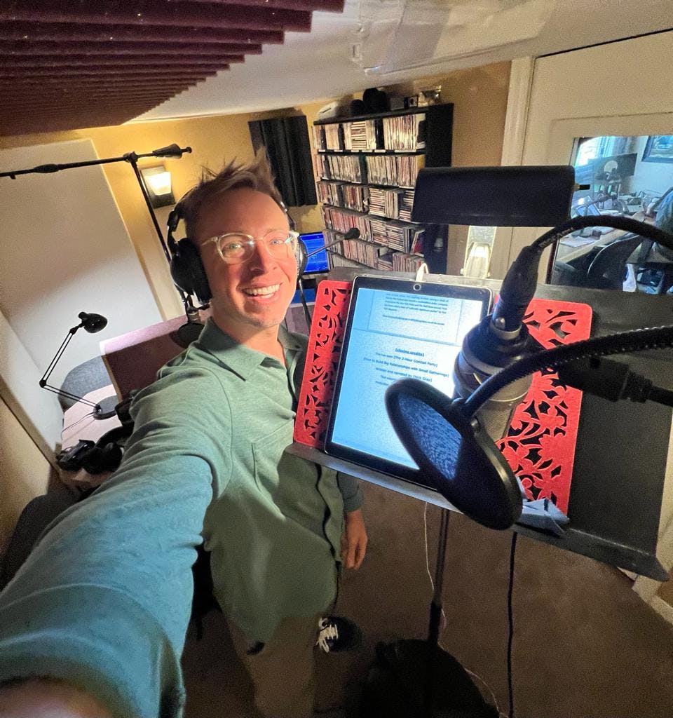 selfie of me inside the studio
