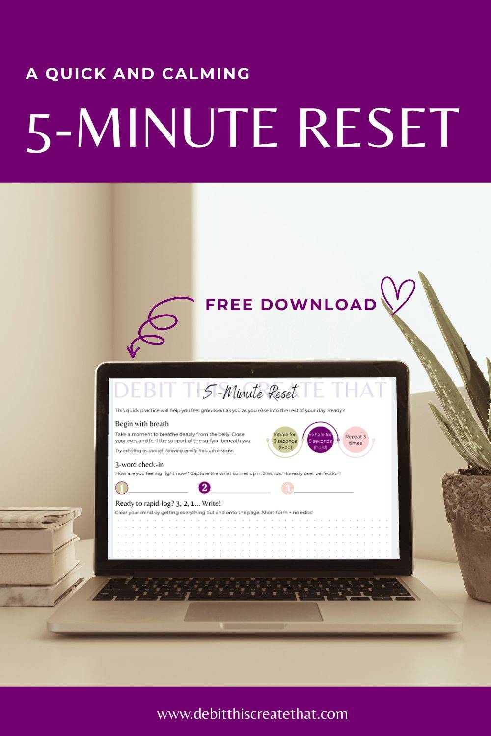 A quick and calming 5-minute reset