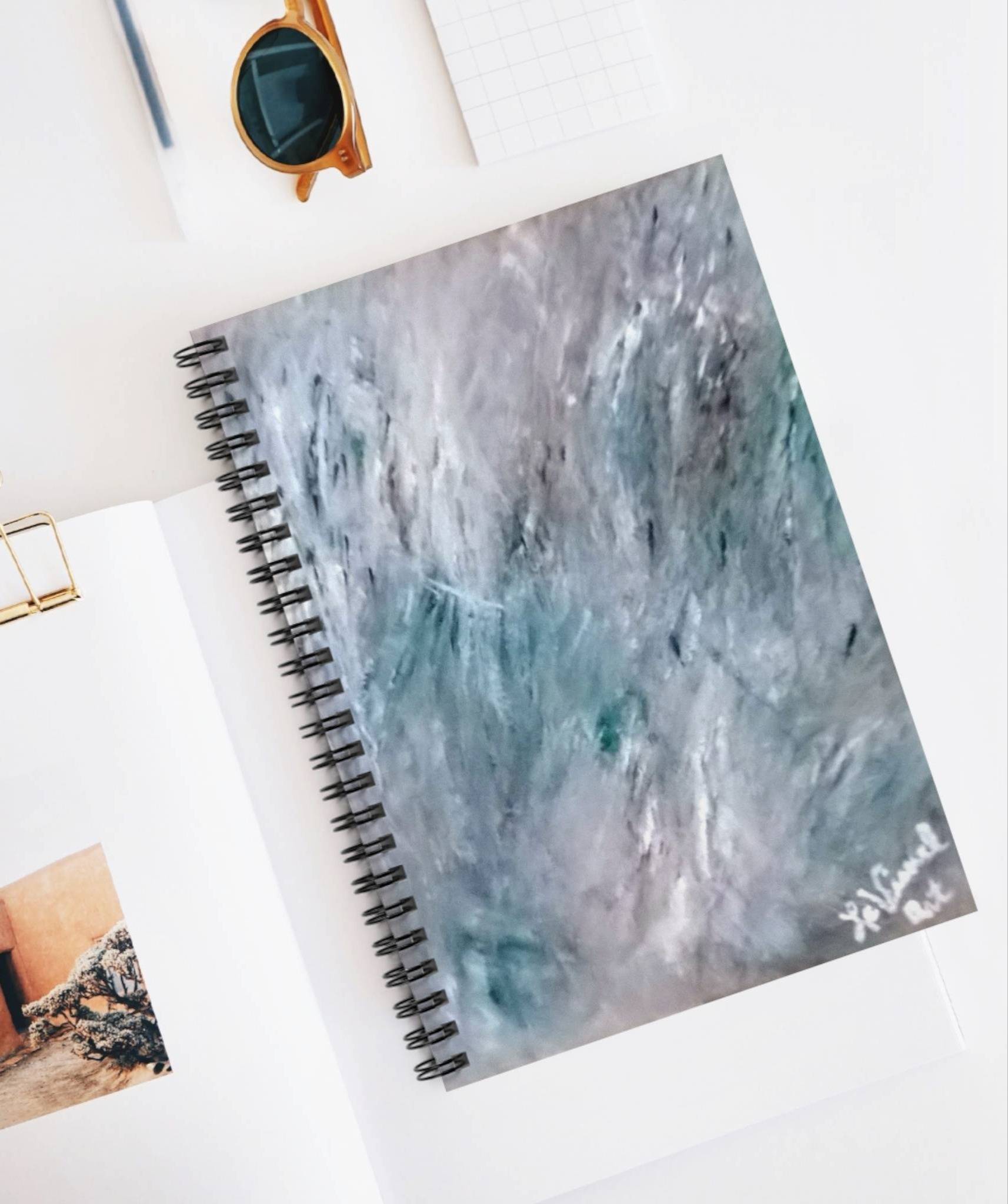 Mint Chocolate Space Notebook