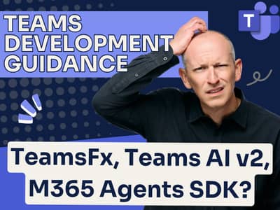 Teams FX is dead. Now we have Teams AI SDK V2, M365 Agents SDK, and Azure AI Foundry Agent SDK. Here's how to choose the right one for your project.