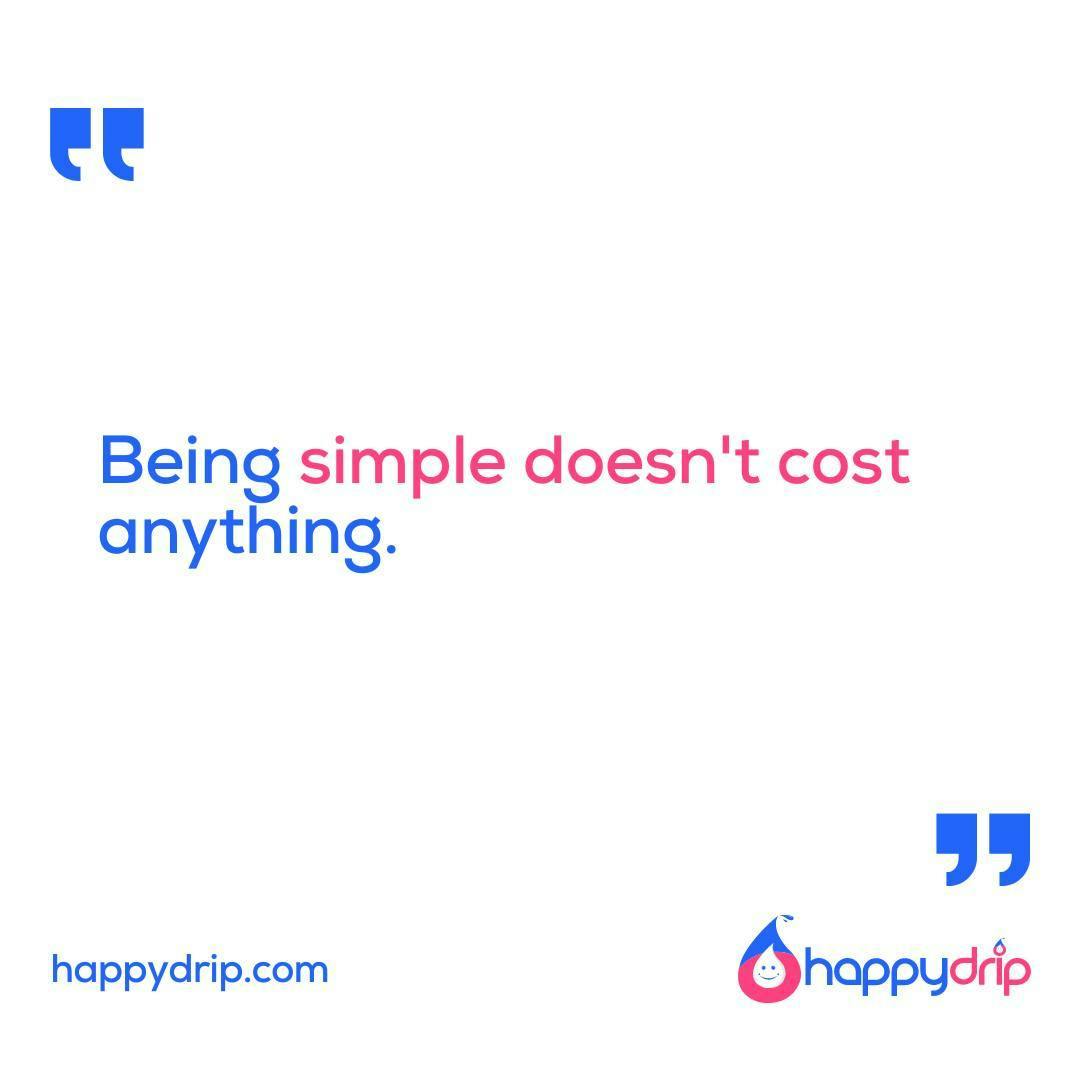 Life is simple...Why complicate yours? Being simple is priceless, why take the expensive route? Life is simple...Humans only make it feel complicated.â� 
â� 
Check out @happydrip for more powerful quotes.â� 
â� 
ðŸ‘‰ðŸ’¾ Make sure to "SAVE" this post if you found it useful.â� 
ðŸ‘‡ðŸ’¬ Comment your thoughts below if this quote resonates with you.â� 
#happydrip #happydripstar #happydripstarsâ� 
.â� 
.â� 
.â� 
#simpleliving #seeksimplicity #costly #simplelifehappylife #simplicityparenting #simplethingsinlife #beingsimple #simplicityisbeauty #wisewordsoftheday  #wisdomquotes #quoteslover #qoutesoftheday #quotestoinspire #quotestolivebyforever #quotesaboutlifequotesandsayings #quotesoflife #quotesdailylife #inspirationalqoutes #quotesday #motivationiskey #wordoftheweek  #motivationalspeakers #quoteofthedayâœ�ï¸� #motivationalposts #quoteoftheweek #motivational_quotes #bestadvice