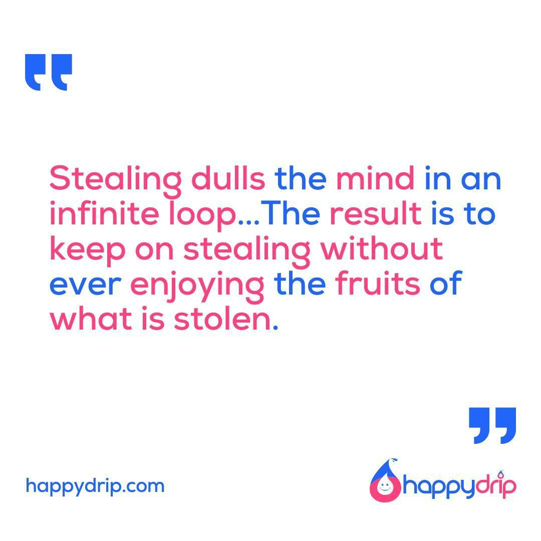 The hope of the thief is to take more while never enjoying the previous takes. Greed leads to confusion. Appreciate what you have and work for what you want.â� 
â� 
Check out @happydrip for more powerful quotes.â� 
â� 
ðŸ‘‰ðŸ’¾ Make sure to "SAVE" this post if you found it useful.â� 
ðŸ‘‡ðŸ’¬ Comment your thoughts below if this quote resonates with you.â� 
#happydrip #happydripstar #happydripstarsâ� 
.â� 
.â� 
.â� 
#steal #stealing #thief #wisdomquote #wisdomquotes #adviceoftheday #stole #stolenlegacy #infinitecircles #theft #positivequotestoday #dailyquotesforyou #instaquotesdaily #dailymotivationalquotes #dailyinspirationalquotes #motivationoftheday #quotestoremember #motivationdaily #motivationalwords #inspirationalwords #inspirationoftheday #motivationalpost #motivationðŸ’¯ #motivationiskey #inspirationquotes #inspirationdaily #quoteoftheweek
