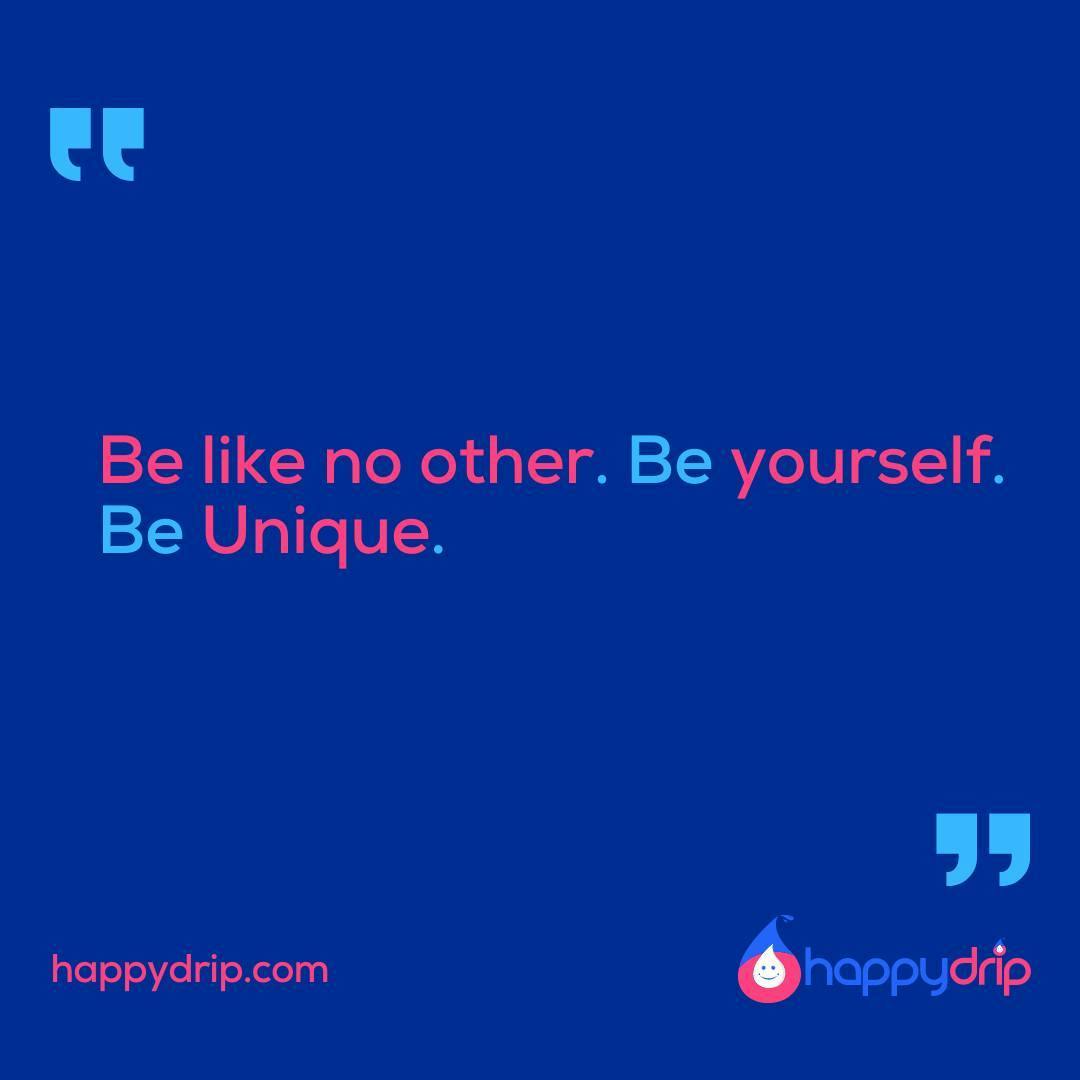 You are the best person you can be. Any future improvement is still you. Be yourself. Be You, Be Unique.â� 
â� 
Check out @happydrip for more powerful quotes.â� 
â� 
ðŸ‘‰ðŸ�¾ðŸ’¾ Make sure to "SAVE" this post if you found it useful.â� 
ðŸ‘‡ðŸ�¾ðŸ’¬ Comment your thoughts below if this quote resonates with you.â� 
#happydrip #happydripstar #happydripstarsâ� 
.â� 
.â� 
.â� 
#uniqueness #beexceptional #beoutstanding #uniquegift #betteryourself #respectyourself #empoweryourself #valueyourself #loveyourselfquotes #celebrateyourself #encourageyourself #lovingyourself #elevateyourself #discoveryourself #inspirationalquotestoliveby #inspirationalquotestolove #inspirationalquotestagram #inspirationalquotestheday #instaquoteoftheday #instaquotesgram #pinquotes #quotesofinsta #instaquotesdailyðŸ“� #instaquotesdailyâ�¤ï¸� #instaquotesgramm #instaquote #motivationalquote