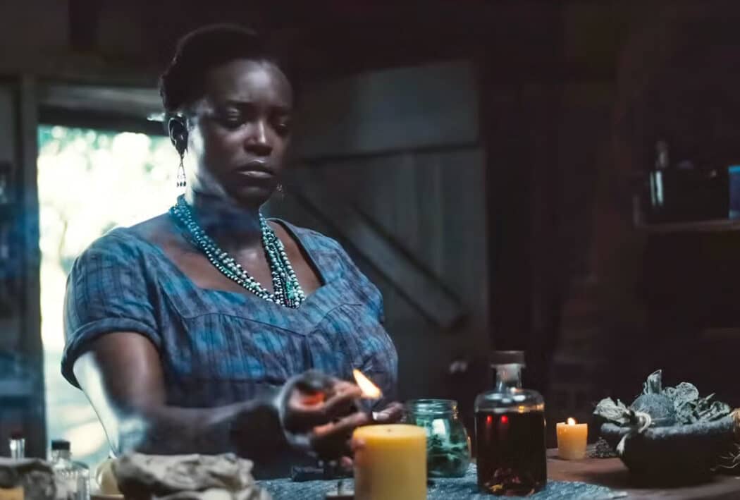 Annie, the Conjure woman played by Wunmi Mosaku in 2025's Sinners. Couresy of Warner Bros.