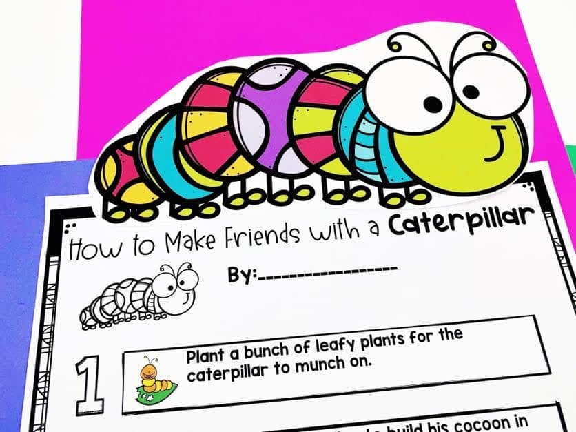 friends with a caterpillar