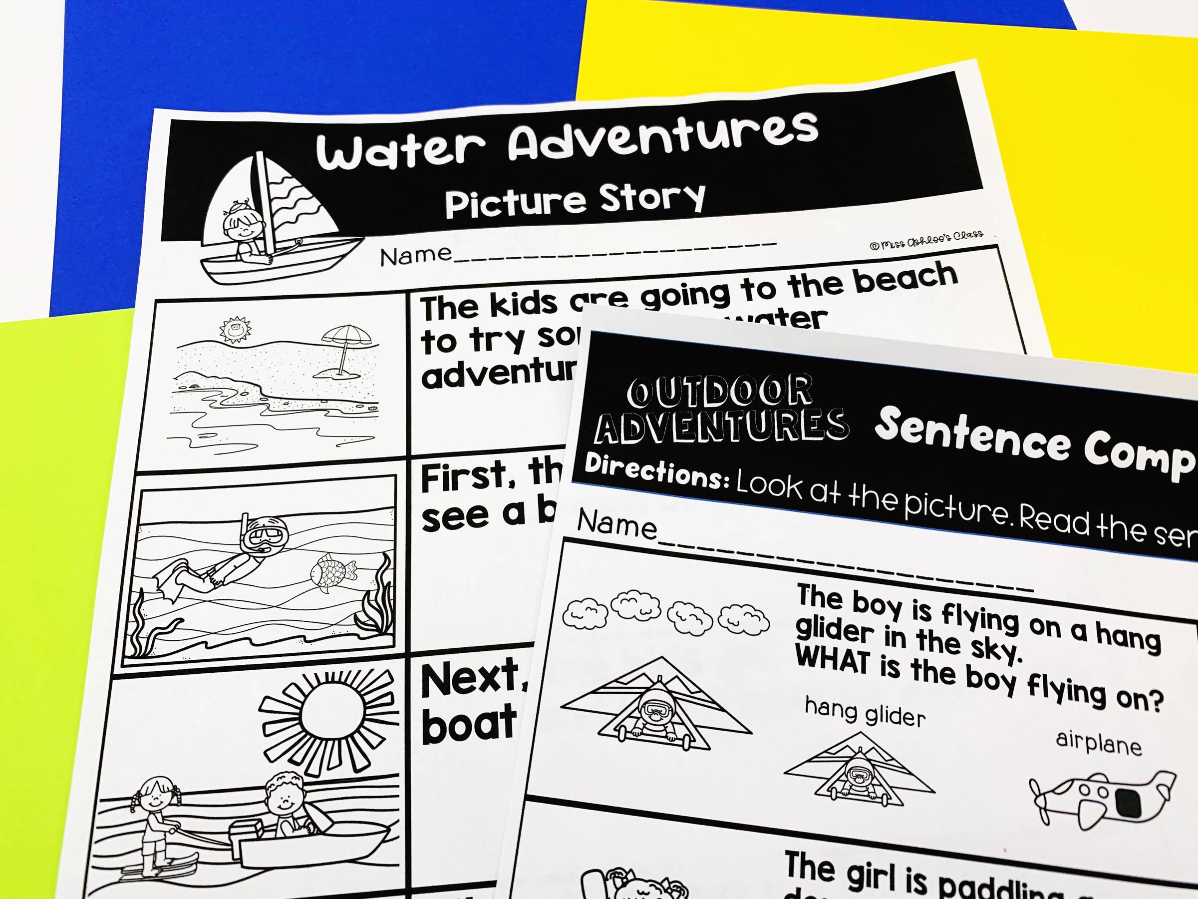 Resource of the Week: Outdoor Adventures Comprehension