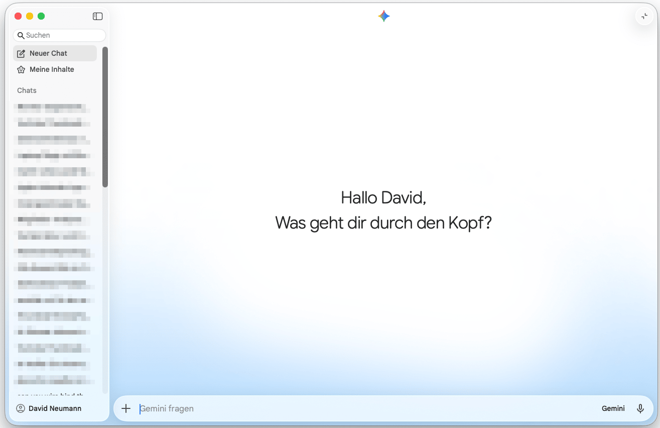 Neue Gemini-App für den Mac