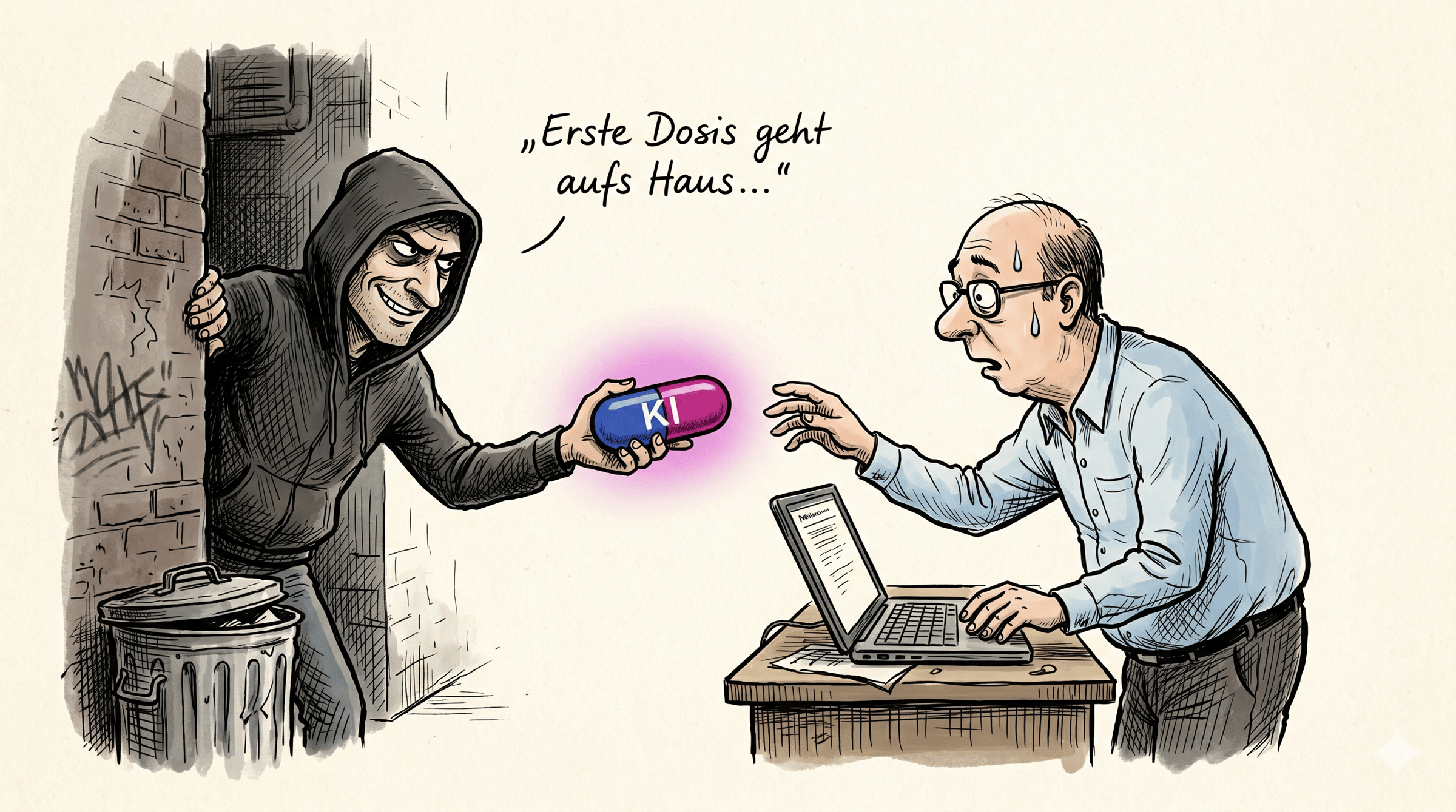 KI-Bild: Machen uns KI-Anbieter abhängig?