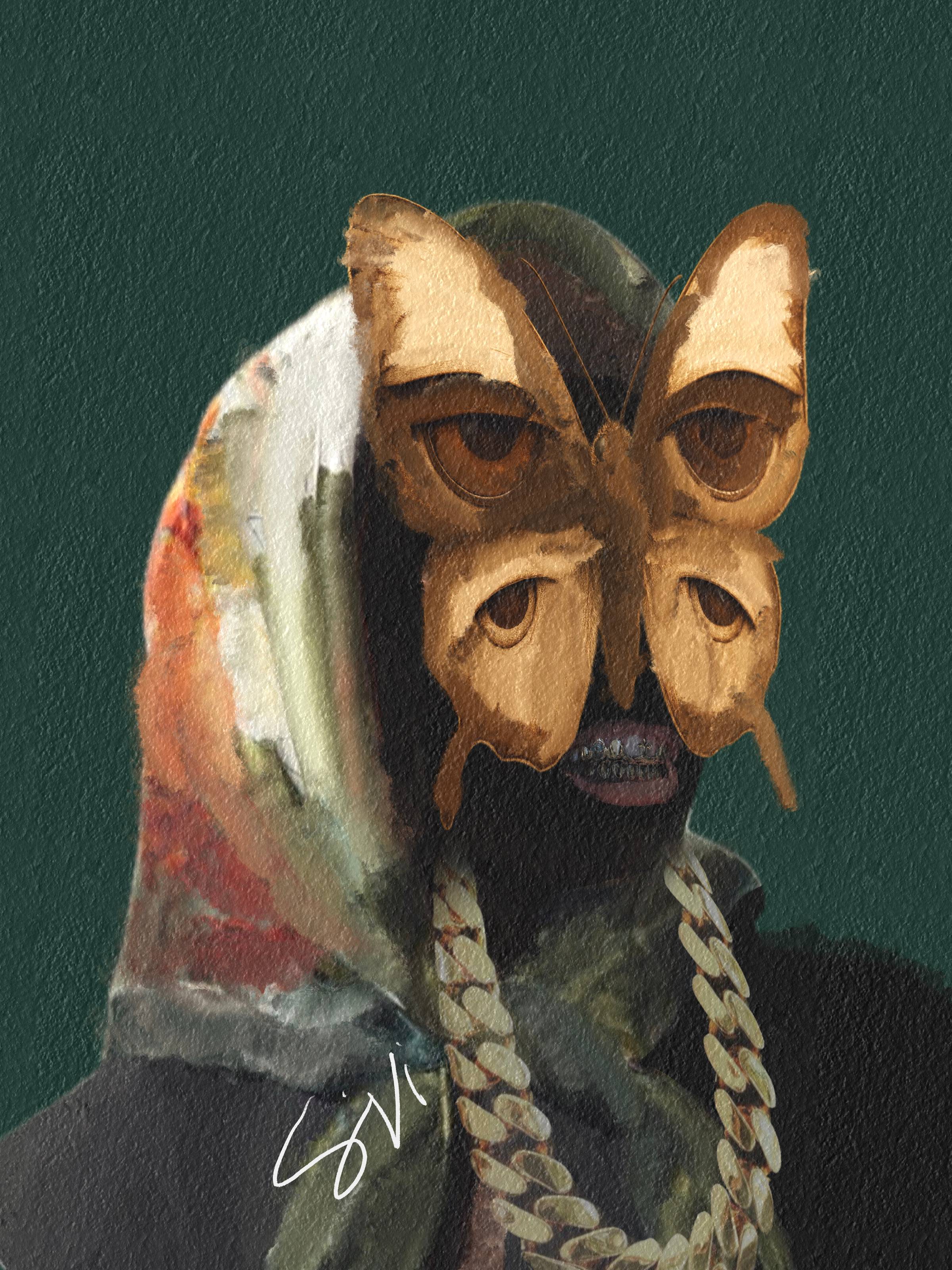 Butterflied Beauty Digital Art