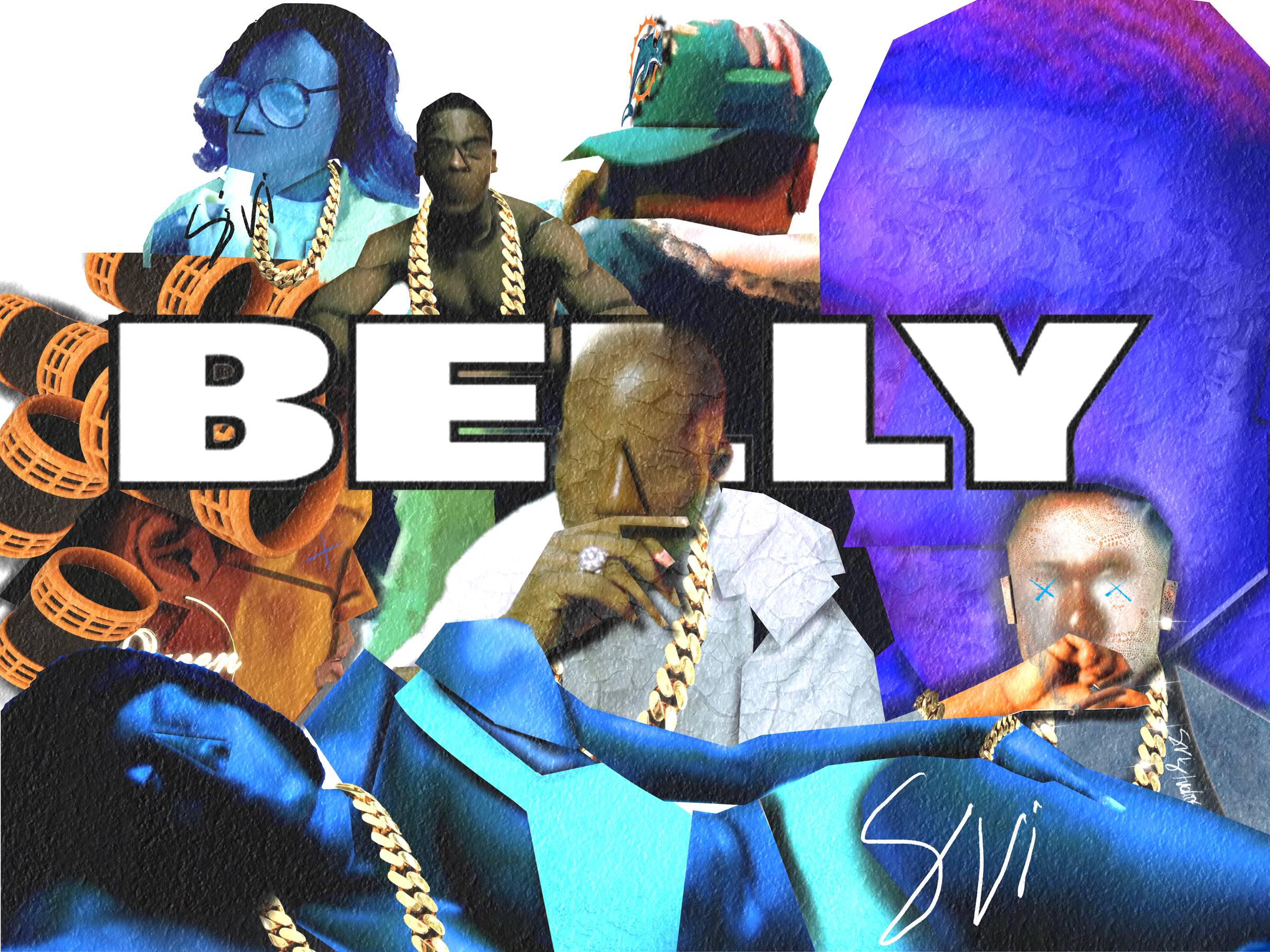 Belly Digital Print 