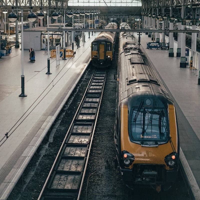 photo of train station