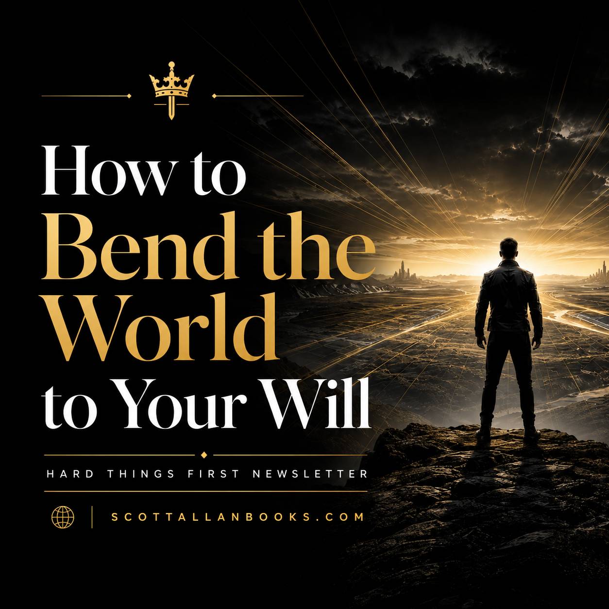 The world doesn't bend for the talented or the lucky. It bends for the clear, the decided, and the relentless.