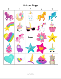 fabulous printable unicorn bingo for an awesome unicorn party the artisan life