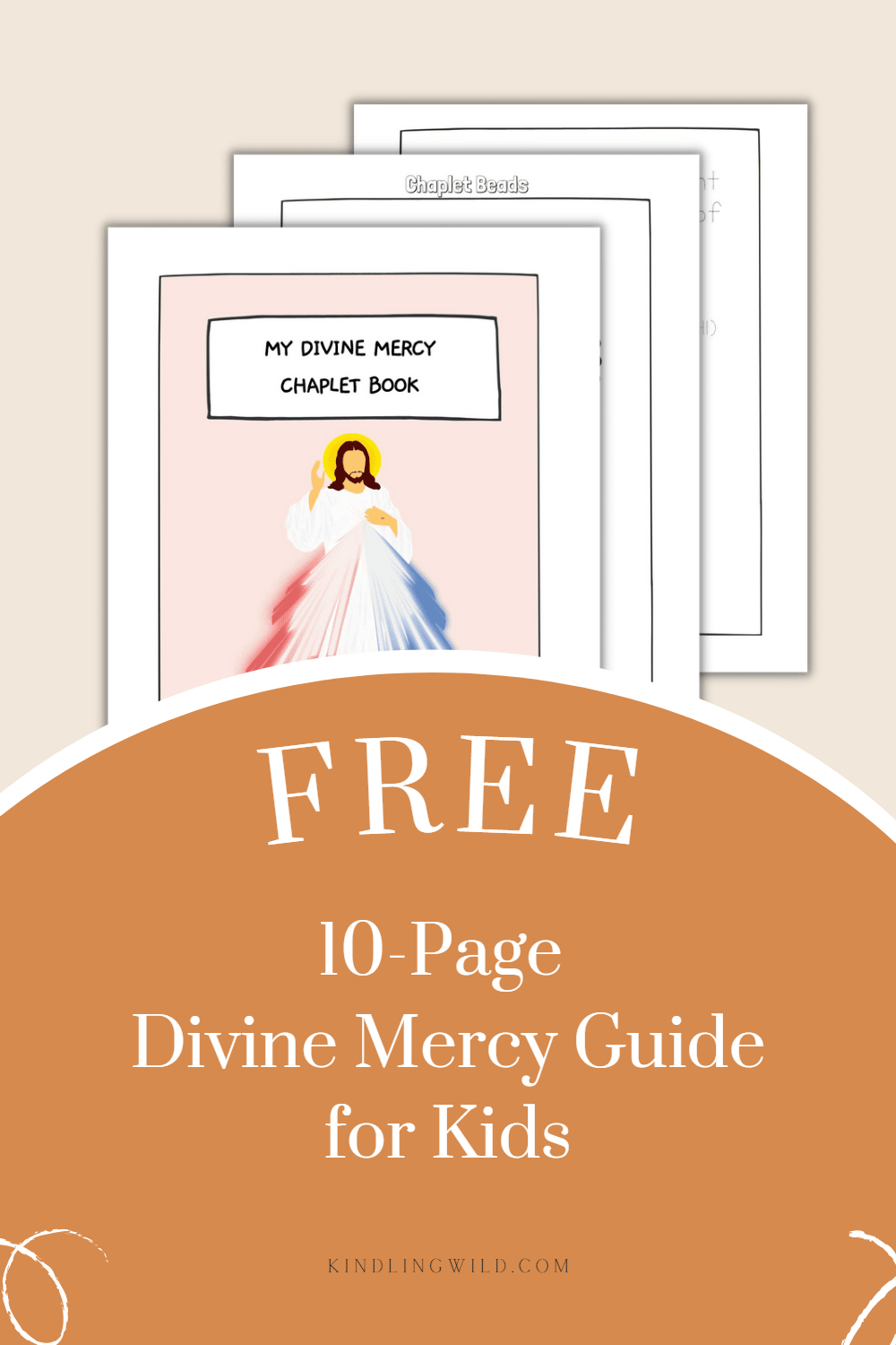 How to Pray the Divine Mercy Chaplet with Kids (Free Printable) - Kindling Wild for Free Printable Divine Mercy Chaplet