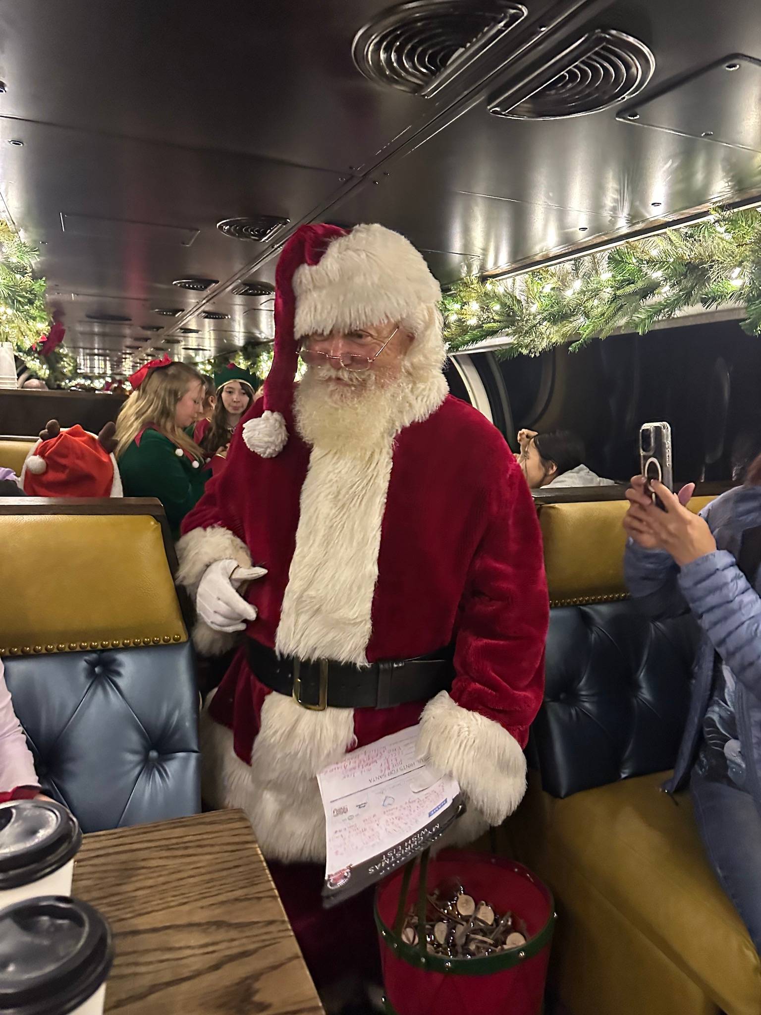 Santa Claus on the Royal Gorge Route Railroad