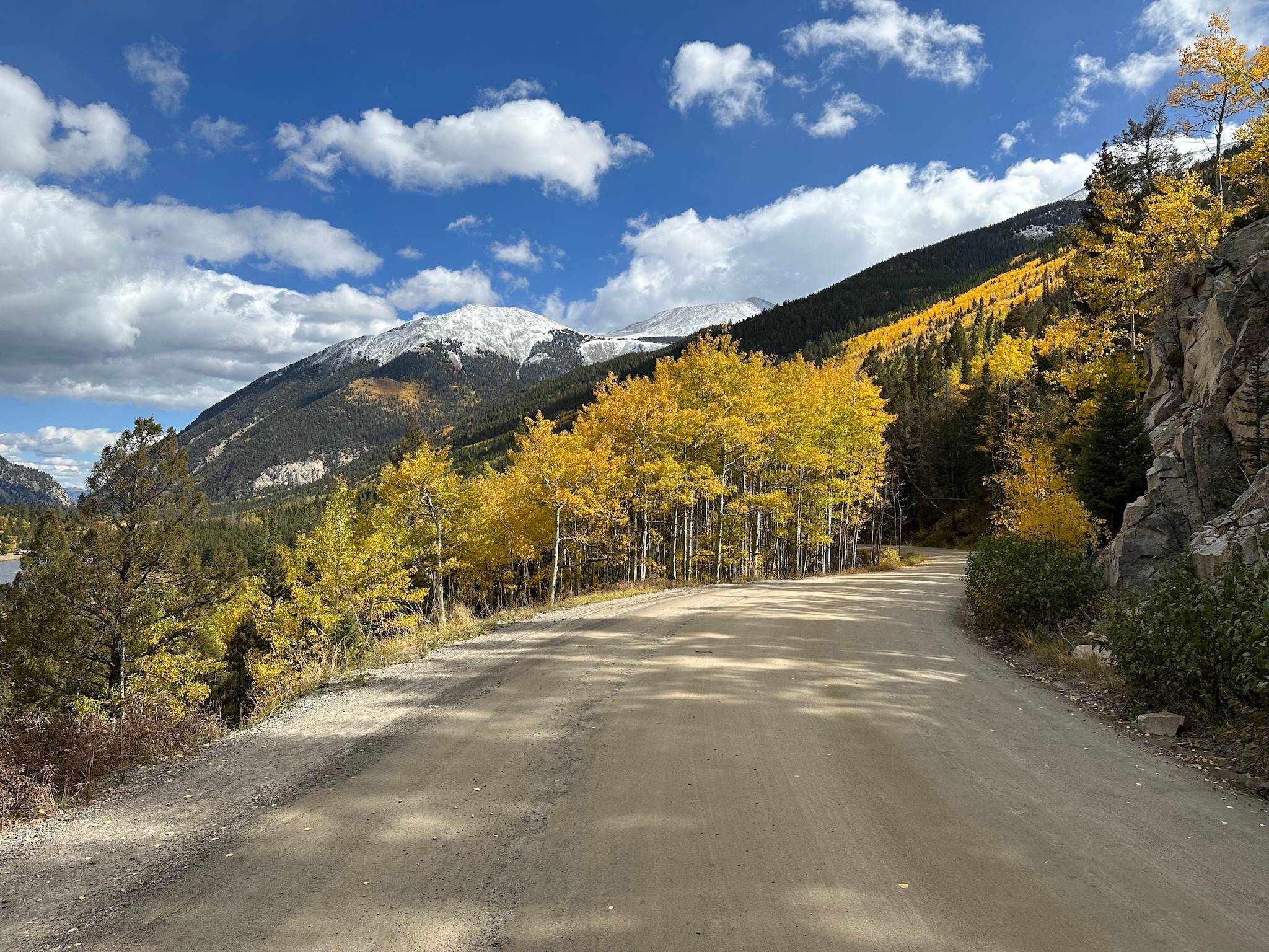 Chalk Creek Canyon fall aspen colors