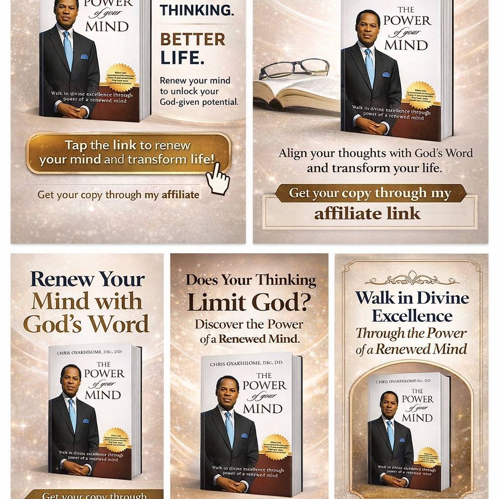 Your thoughts are shaping your future—whether you notice it or not.

📘 The Power of Your Mind by Pastor Chris Oyakhilome taught me how aligned thinking with God’s Word produces faith, clarity, and victory.

When the mind is renewed, life follows.

👉 Link in bio to get the book
📌 Save this | 🔁 Share with someone who needs a mindset https://amzn.to/4aw98aA