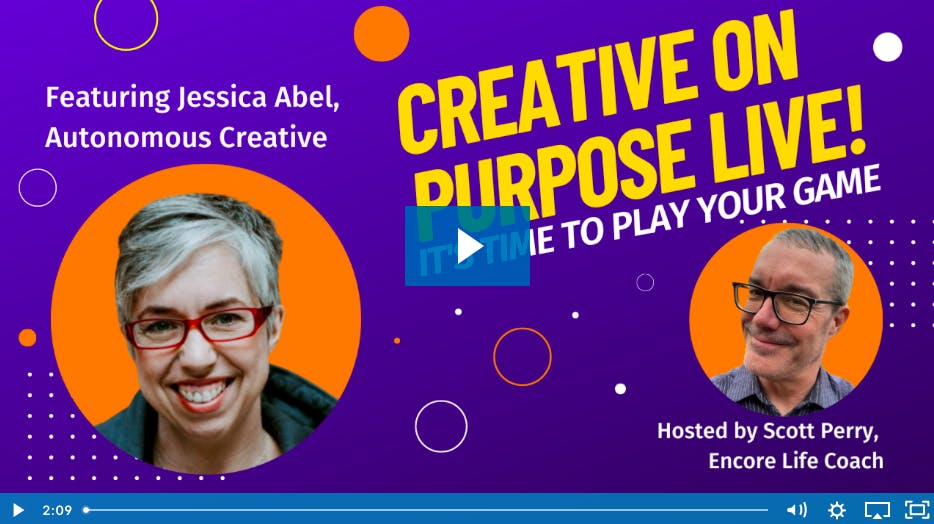 Creative on Purpose Live! Featuring Jessica Abel, Autonomous Creative