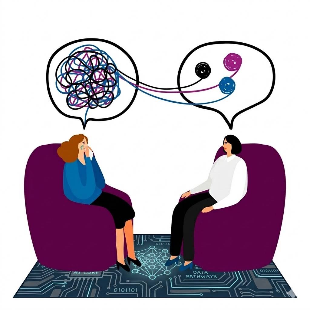 AI may be sitting at the base of therapeutic frame today. How much we tend to notice is the question.