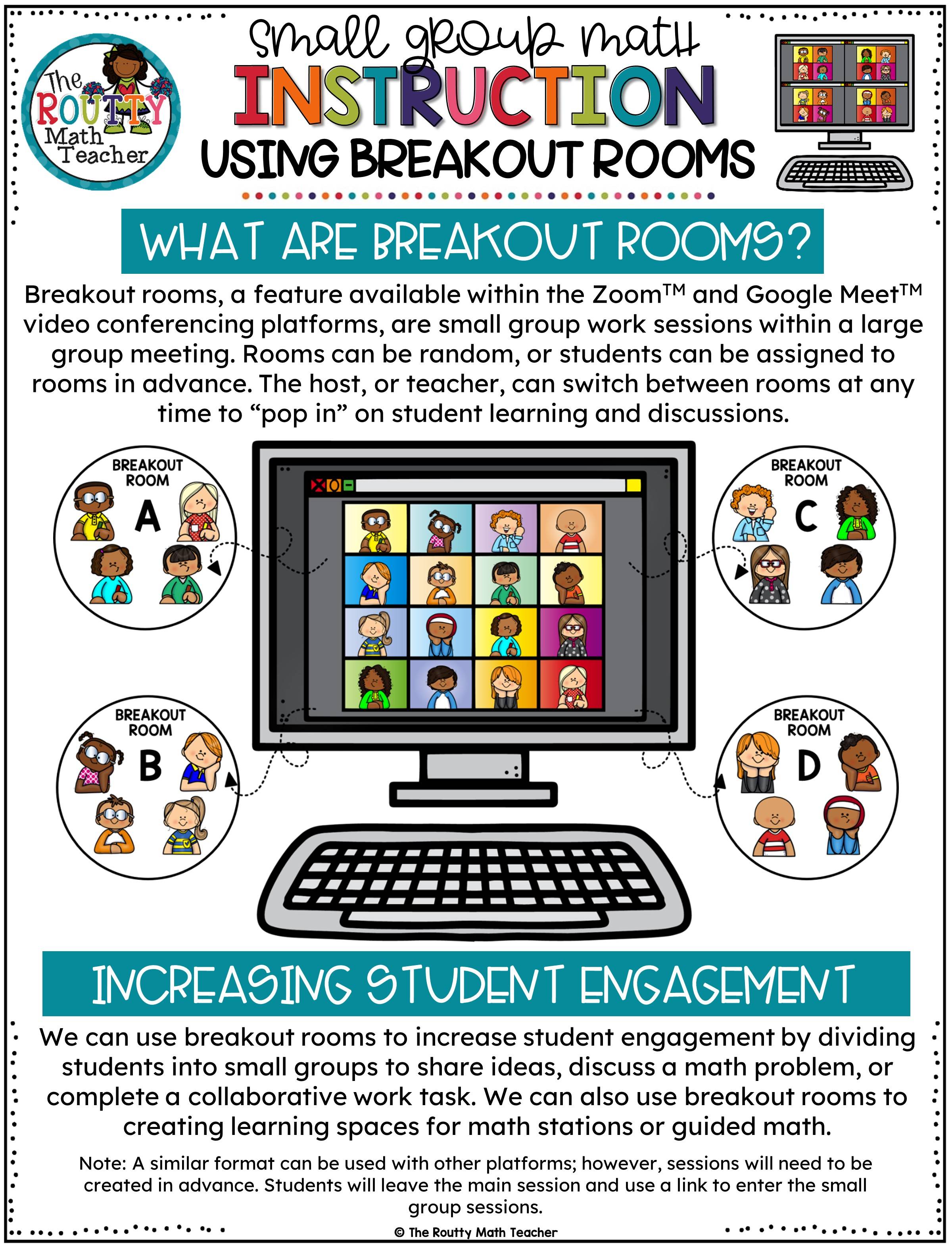 Ways to Use Breakout Rooms - The Routty Math Teacher