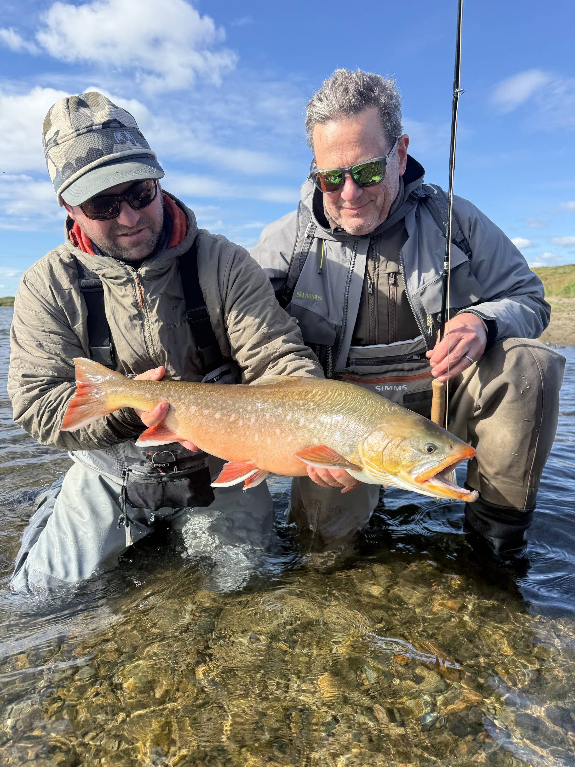Alaska char fishing