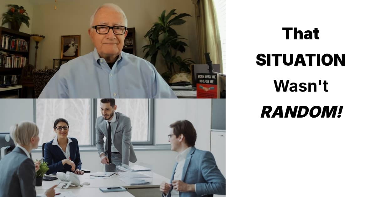 What you did or didn't do, and how you responded, created your results!