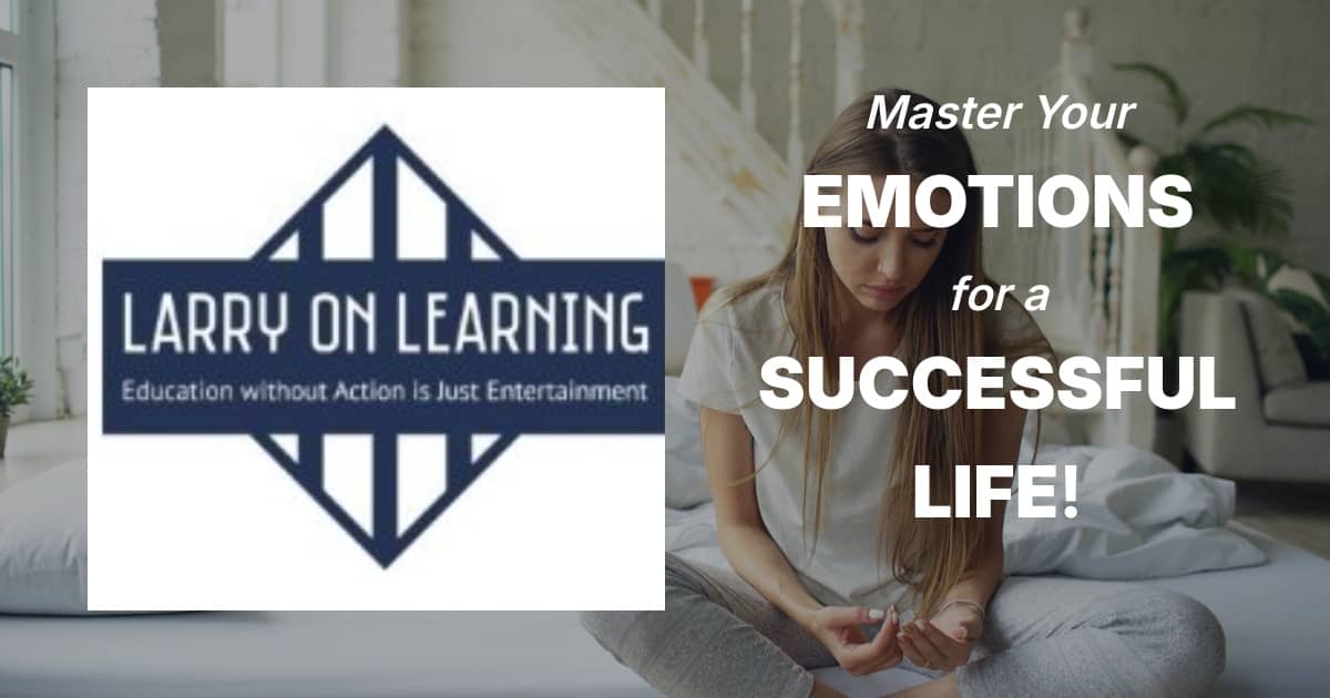 Controlling your emotions helps you create resilience  & live a more purposeful life!