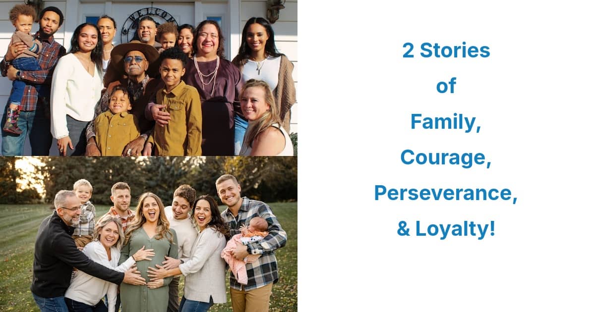 How 2 men overcame tremendous difficulties to lead successful families!