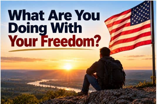 Freedom creates opportunities. Character determines what we do with it!
