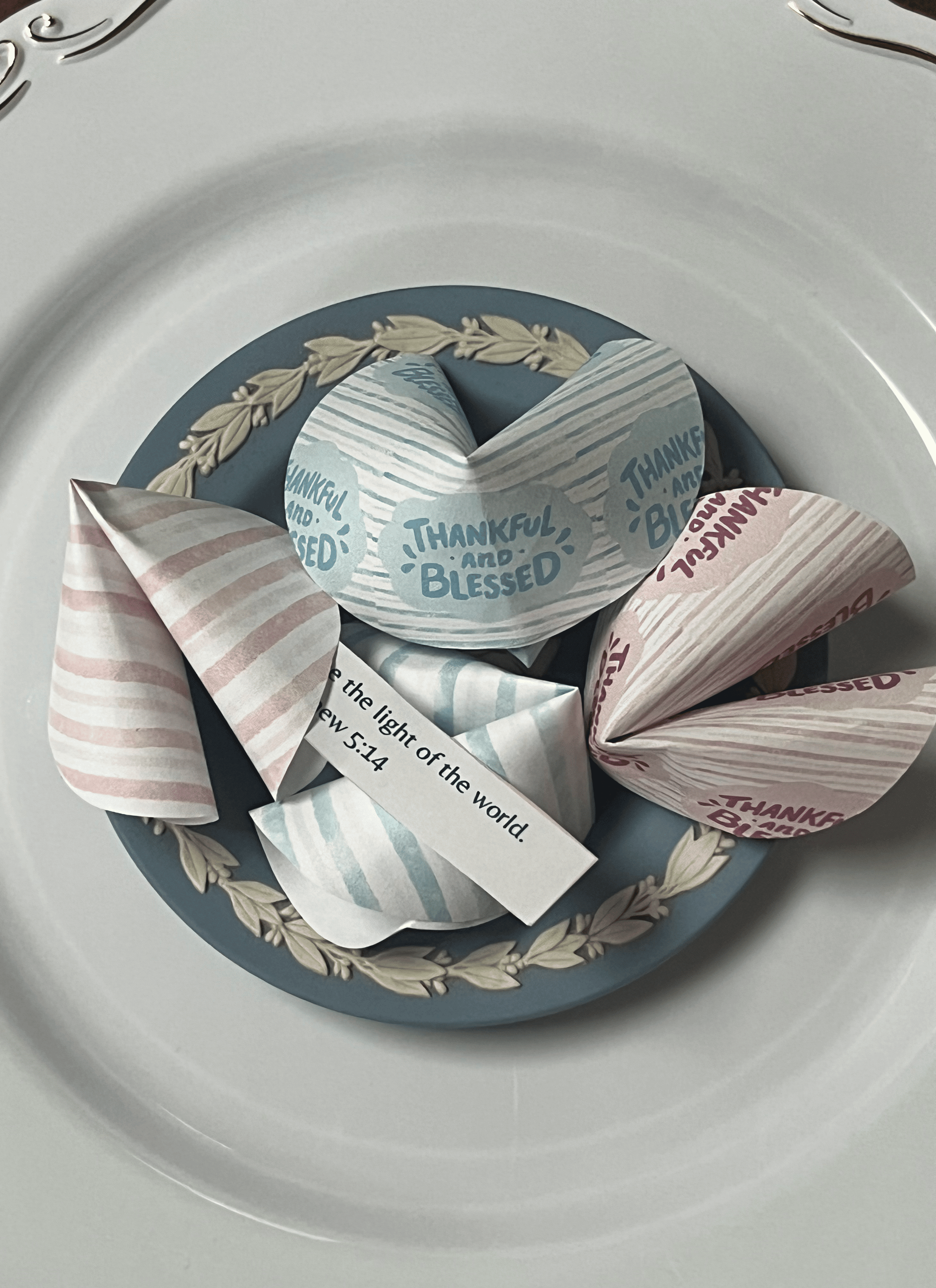 Faith Fortune Cookies print cut and fold