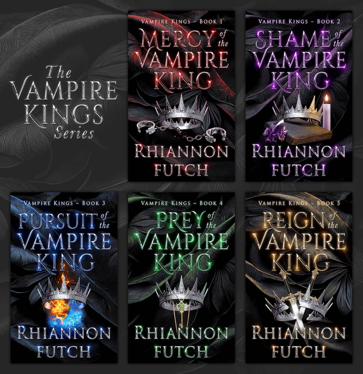 Covers for the Vampire Kings series