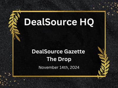 DealSource Gazetter newsletter 11.14.2024